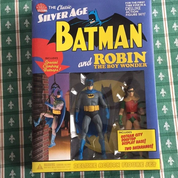 Vintage sealed DC Deluxe Classic Batman & Robin - Picture 1 of 3